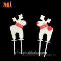 Direct Manufacturer Deer Shape Non-woven Christmas Cake Decorations Topper For Sale